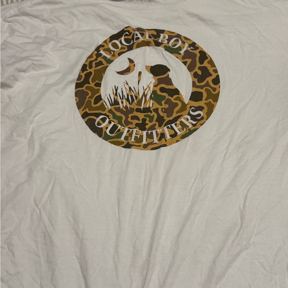 Camo Graphic Tee - White